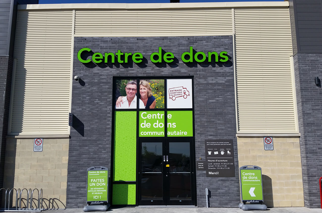 Centre de dons communautaire de Drummondville.