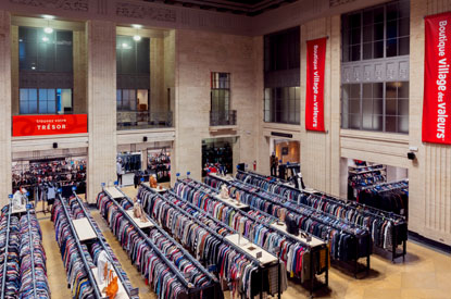 Intérieur de la boutique Value des Valeurs